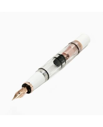TWSBI Diamond Mini Pluma Estilográfica Oro Rosa II Blanco