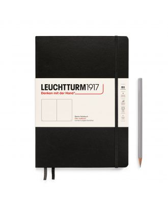 Leuchtturm1917 Cuaderno Composición B5 Tapa Dura Negro Blanco