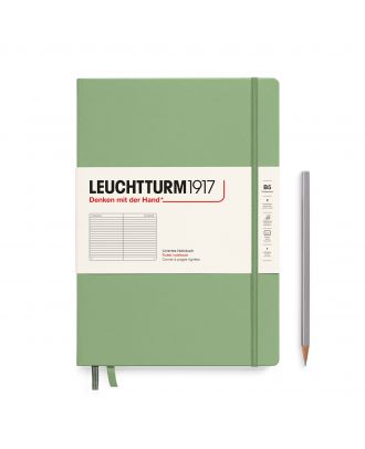 Leuchtturm1917 Cuaderno Composición B5 Tapa dura Rayas salvia