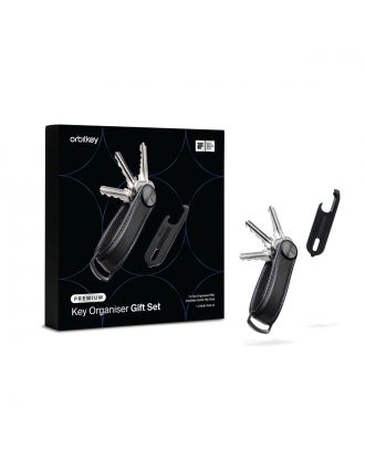 Orbitkey Key Organise Pro Blackout con costura azul Juego de edición limitada + Juego de multiherramientas V2.