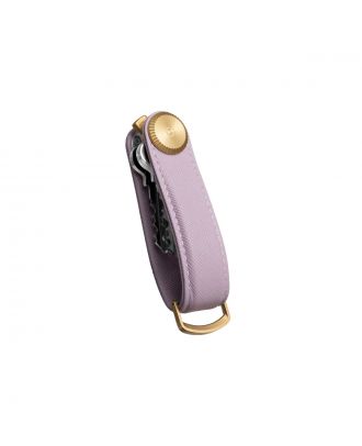 Orbitkey Organizador de Llaves Pro Piel Saffiano Lila