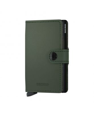Secrid Mini Wallet Verde Negro Mate