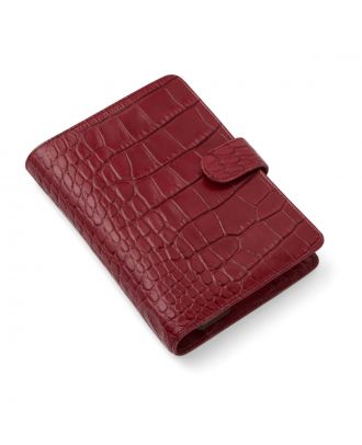 Filofax Classic Personal Croc Cherry