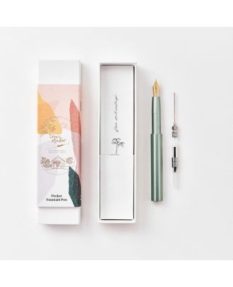 Tom's Studio Pocket Pluma estilográfica V2 Sage