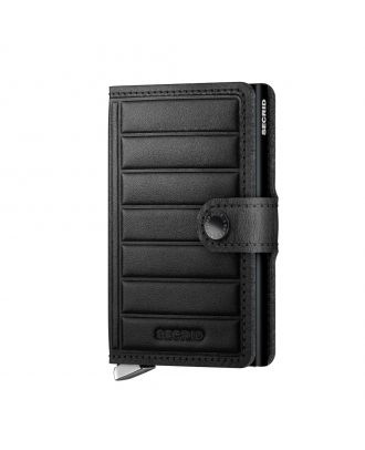 Secrid Premium Mini Wallet Emboss Lines Negro