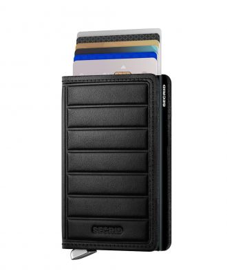 Secrid Premium Slim Wallet Emboss Lines Negro