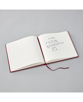 Semikolon Libro de visitas Slim Burgundy