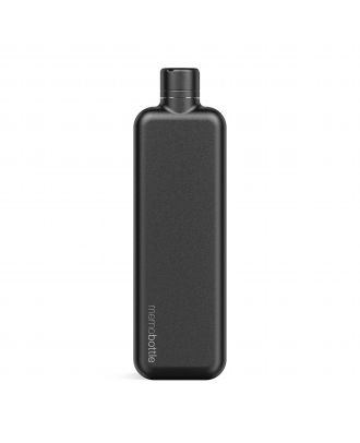 Slim Memobottle Stainless Steel , negro