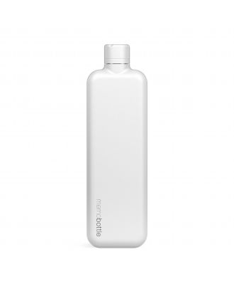 Memobottle Stainless Steel , modelo Slim, color blanco