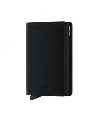 Secrid Slim Wallet en negro mate