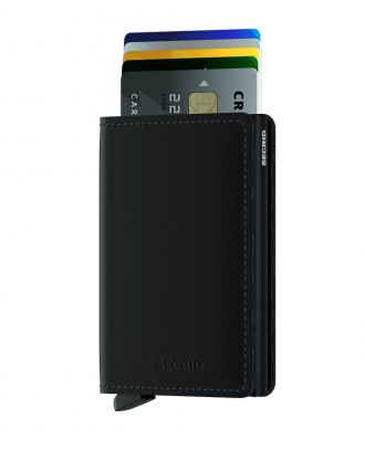 Secrid Slim Wallet en negro mate