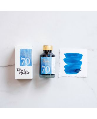 Tinta para pluma estilográfica Tom's Studio 70 Kingfisher Shimmer - 50 ml