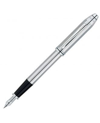 Cross Townsend , pluma estilográfica con acabado cromado brillante