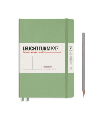 Leuchtturm1917 Cuaderno Mediano Colores apagados Sage Blanco