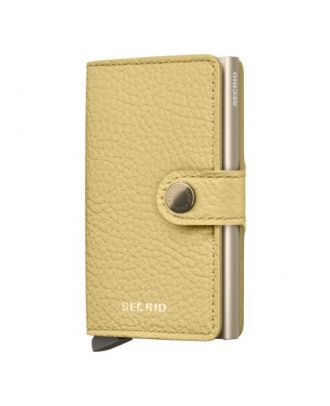Secrid Mini Wallet Pebble Butter Yellow