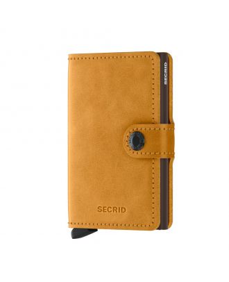 Secrid Mini Wallet illetero illetero Piel Vintage Ocre