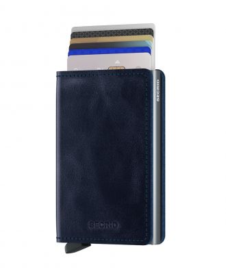 Secrid Billetera Slim Wallet Piel Vintage Azul