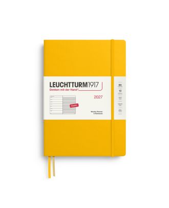 Agenda Leuchtturm1917 2027 Planificador semanal con notas Composition B5 Sunflower