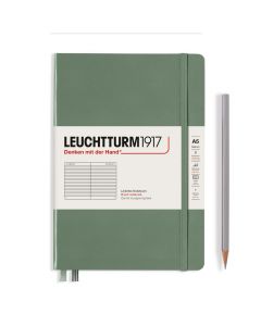 Leuchtturm1917 Libreta Medium Smooth Colors Oliva Rayado