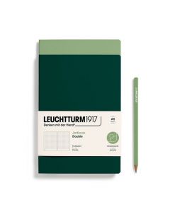 Leuchtturm1917 Jottbook Medium Sage/Forest Green Punteado