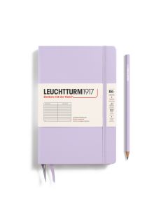 Leuchtturm1917 Libreta Slim B6+ Tapa blanda Tapa dura Lila Rayado