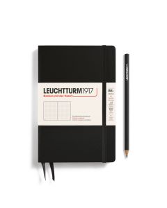 Leuchtturm1917 Libreta Slim B6+ Tapa blanda Tapa dura Negro punteado