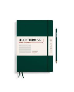 Leuchtturm1917 Cuaderno Composición B5 Tapa Dura Forrado Verde Bosque