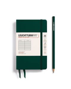Leuchtturm1917 Pocket , verde bosque, rayado