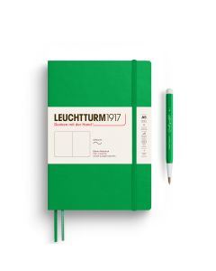 Leuchtturm1917 Libreta mediana de tapa blanda Spring Leaf, lisa