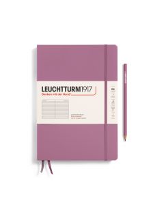 Leuchtturm1917 Cuaderno Composition B5, tapa dura, color « Dusty Rose », rayado