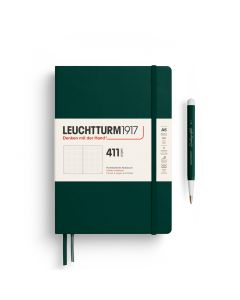 Leuchtturm1917 Libreta Notebook Notebook 411 Verde Bosque Rayado