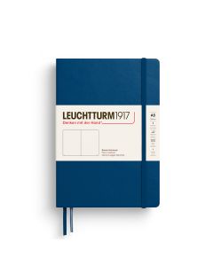 Leuchtturm1917 Cuaderno Medium Indigo Blanco