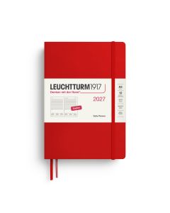 Leuchtturm1917 Agenda 2027 Planificador diario mediano A5 Cherry