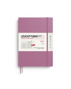 Leuchtturm1917 Agenda 2027 Planificador mensual + Cuaderno Composition B5, tapa blanda, Dusty Rose