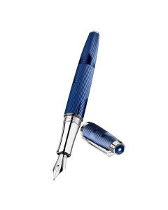 Pluma Estilográfica Caran d'Ache Léman Azul Marin