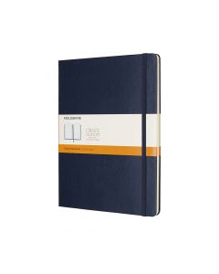 Cuaderno « Moleskine Classic » extragrande, azul, tapa dura, rayado