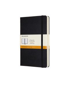 Moleskine Classic Cuaderno grande expandido negro, tapa dura, rayas