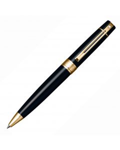 Bolígrafo « Sheaffer 300 », negro brillante con adorno dorado