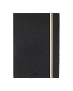 Cuaderno A5 Iconic Black rayado de Hugo Boss