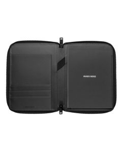 Hugo Boss A5 Estuche de escritura Craft Negro