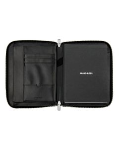 Hugo Boss A5 Writing Case Pure Iconic Negro