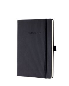 Sigel Conceptum Cuaderno Puro A5 Tapa Dura Negro Cuadriculado