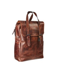 Maverick The Original mochila de piel con compartimento para portátil de 15,6