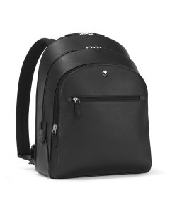 Mochila Montblanc Sartorial Negra Mediana 3 Compartimentos
