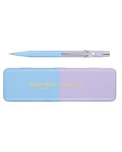 Portaminas « Caran d'Ache 849 » de Paul Smith, azul cielo y lavanda, edición limitada
