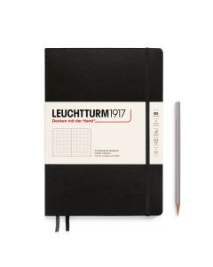 Leuchtturm1917 Cuaderno Composition B5, tapa dura, negro, punteado