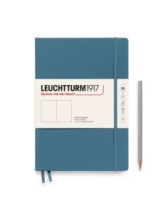 Leuchtturm1917 Cuaderno Composition B5, tapa dura, azul piedra liso