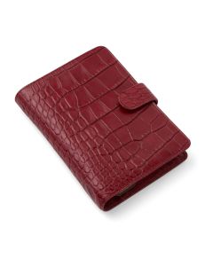 Filofax Classic Personal Croc Cherry