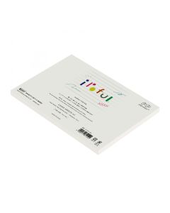 Papel « Iroful » A5 marfil, rayado horizontalmente, 50 hojas sueltas