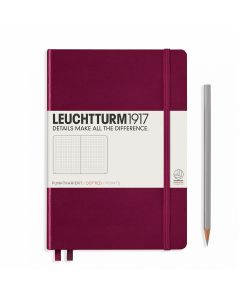 Leuchtturm1917 Libreta Medium Port Red con puntos